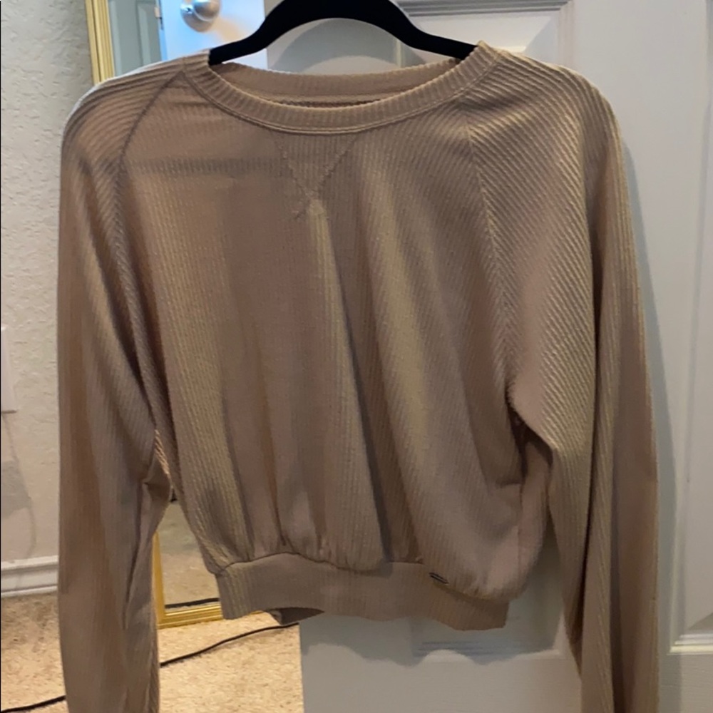 Tan long sleeve shirt